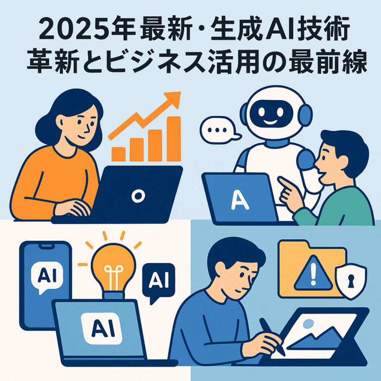 2025年最新・生成AI技術革新とビジネス活用の最前線