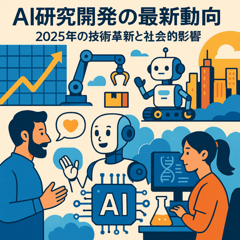 AI研究開発の最新動向：2025年の技術革新と社会的影響